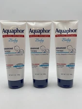 Aquaphor Healing Ointment Baby Advanced Therapy 7 oz - Lot of 3