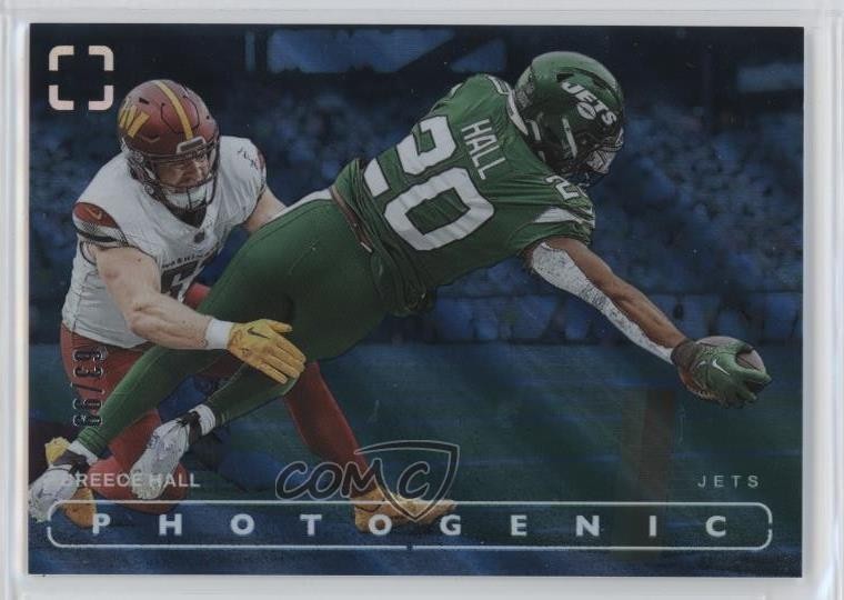 2024 Panini Photogenic Blue /99 Breece Hall #84 v9t