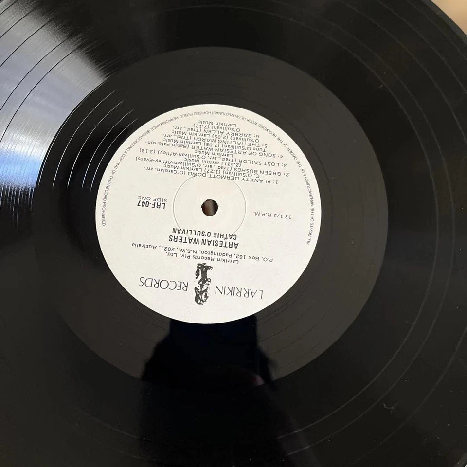 Rare ARTESIAN WATERS Cathie O'Sullivan LP - Image 4 of 4