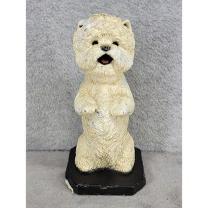 West Highland White Terrier Westie Dog Figurine Standing Begging Statue 8.5 inch