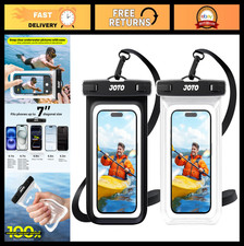 Waterproof Phone Pouch Case 2 Pack, IPX8 Underwater Dry Bag for 7" Phones