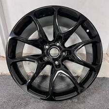 22 Gloss Black Srt Hellcat Style Wheels Rims Fits Jeep Grand Cherokee Gc Laredo