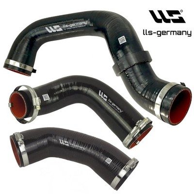 3x Verstärkter Silikon Ladeluftschlauch für VW T5 CALIFORNIA 2.0BiTDI 180PS