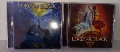 Lords Of Black   Alchemy Of Souls Part I & Part II - 2 CD LOT - Ronnie Romero