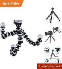 Versatile and Rotatable Tripod for Cameras, GoPro  Smartphones - 10.24''
