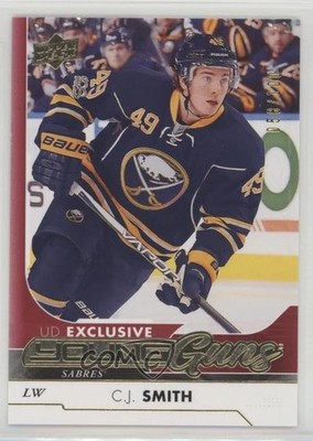 2017-18 Upper Deck Young Guns Exclusives 58/100 CJ Smith #225 Rookie RC m0p