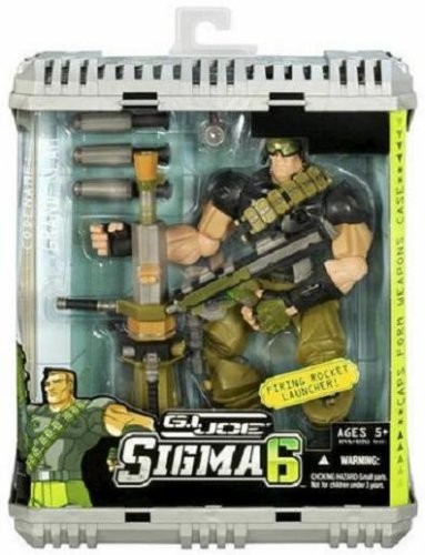 G.I. Joe Sigma 6 Commando Camo Long Range - Action Figure 20 Cm Con Blaster E Poncho Ghillie