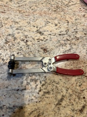Vintage DESTACO Squeeze Action Clamp Pliers #431 Quality Tools Over center Act