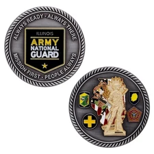 Illinois Army National Guard Challenge Coin