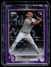 2022 Topps Chrome Update Purple Jason Krizan Rookie San Francisco Giants #USC9