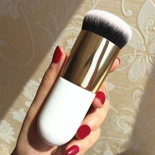 Pro Kabuki Makeup Brush Flat Foundation Blush Contour Powder Face Brush