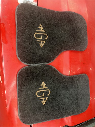 Set of Plush Carpet Floor Mats MGA 1955-1962 Embroidered MGA Logo #770