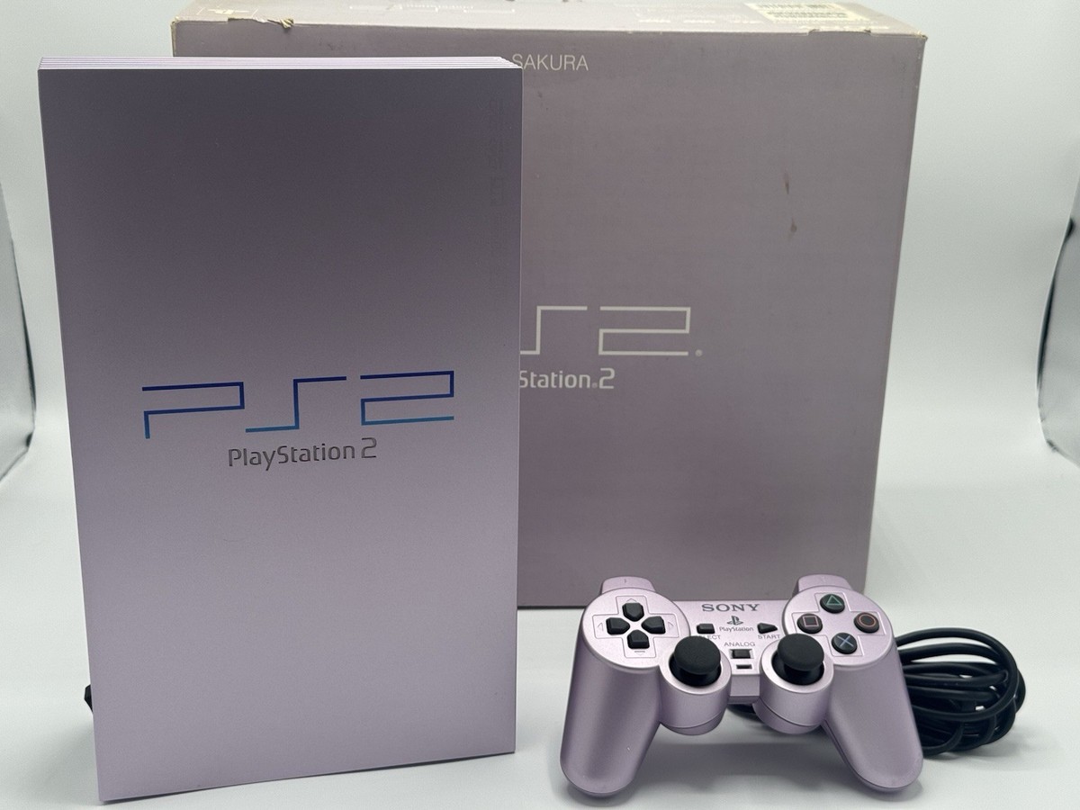 PS2 SAKURA Console System Boxed SCPH-39000 Tested Playstation 2