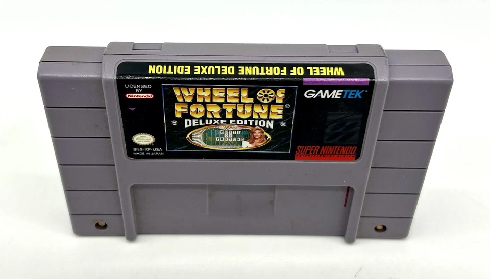 Wheel Of Fortune Deluxe Edition For Super Nintendo SNES Cartridge Only Works - Image 2 of 4
