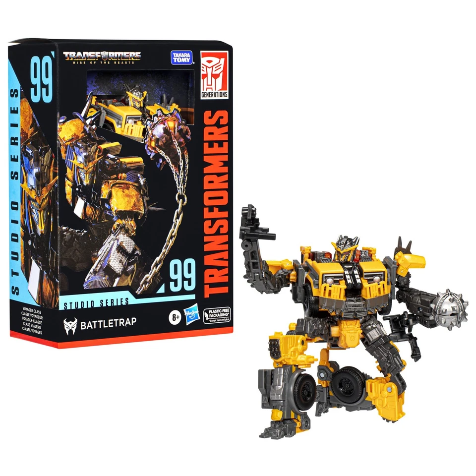 Studio Series Voyager Class 99 Battletrap Toy, Rise of The Beasts, 6.5-inch, ... - Image 2 of 2