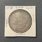1878 Morgan Silver Dollar (First Year Produced) 90% Silver US$1 Coin (MM00119)