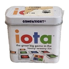 Iota Card Game by Gamewright Great Big Game in the Teeny-Weeny Tin Complete