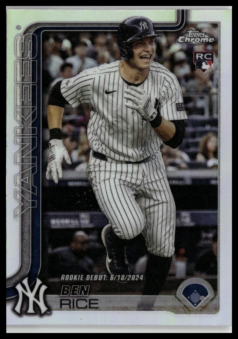 2025 Topps Chrome Update #USC138 Ben Rice Refractors