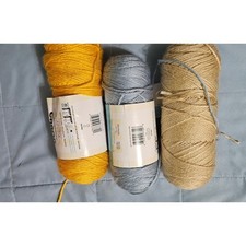 Caron Simply Soft Acrylic Yarn Bundle Gold Li...