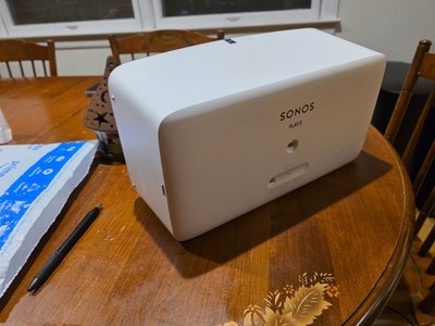 Sonos Five Wireless Smart Speaker   Black   Works Great, Clean