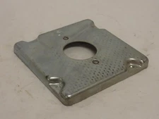 203245 New-No Box; Raco 887 Galvanized Steel Electrical Box Cover; Single Gang