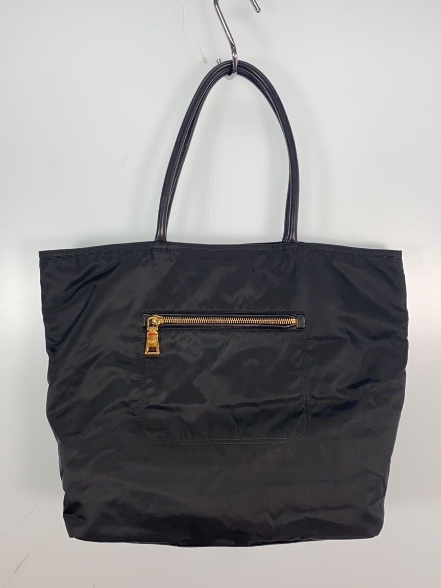 PRADA Tote Bag Polyester BLK Solid From Japan - image 2