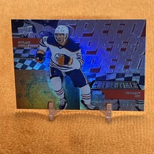 Dylan Holloway RC 2022-23 UD Credentials #SGR-20 SPEED OF THE GAME ROOKIE Oilers