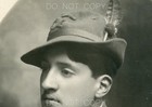 WWI RPPC Photo Italian Alpine Mountain Infantry Portrait of Siro Falcinella 1919 — photo 2