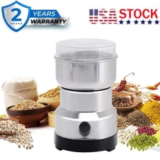 Electric Coffee Bean Grinder Nut Seed Herb Grind Spice Crusher Mill Blender US