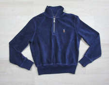 POLO Ralph Lauren Corduroy 1/4 Zip Sweatshirt Youth S/7 Velour Kids