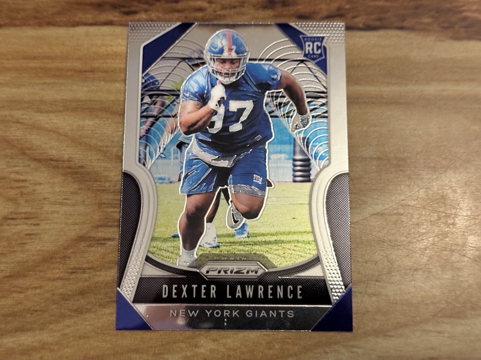 2019 Panini Prizm Dexter Lawrence #381 Rookie Card RC