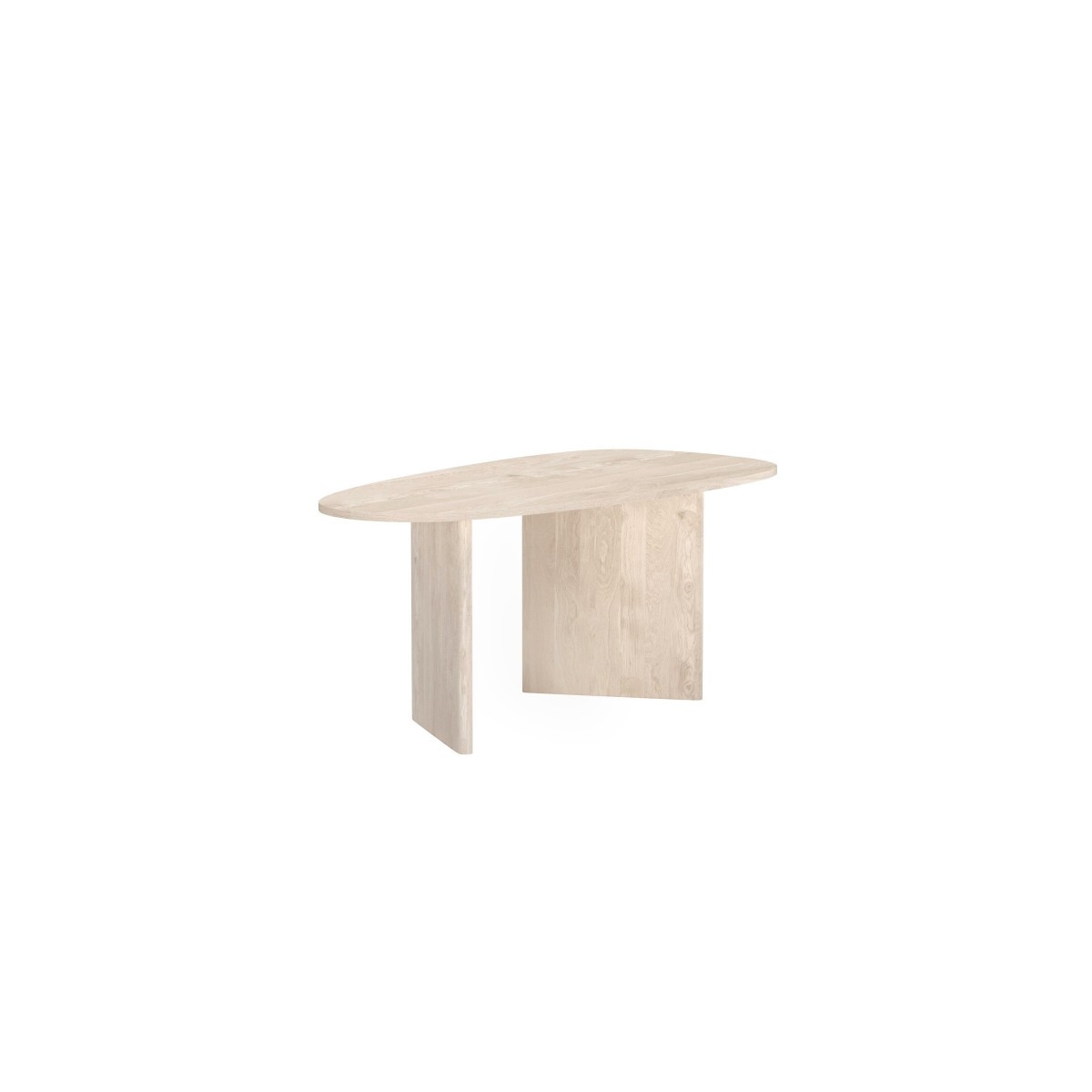Table à manger Grönvik rectangulaire en bois clair style scandinave