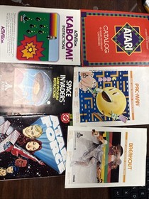 Atari 2600 games 10 Game lot and Some Manuals