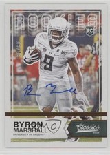 2016 Classics Significant Signatures Bronze /49 Byron Marshall Rookie Auto RC