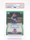 CHARLEE SOTO 2023 BOWMAN CHROME DRAFT 1ST GREEN REFRACTOR AUTO /99 PSA 10 Q3136