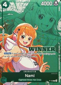 WINNER ナミ 1枚英語版 海外限定② 2026年最新】ナミ チャンピオン