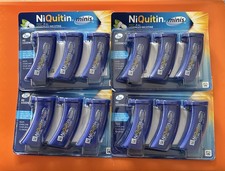 4x NiQuitin Minis Mint 2mg Lozenges Nicotine Stop Smoking (240 Lozenges) 11/25 