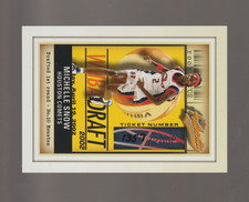 michelle snow,2002 wnba rookie #ed 1357/tennessee,pensacola high schol,replacmen