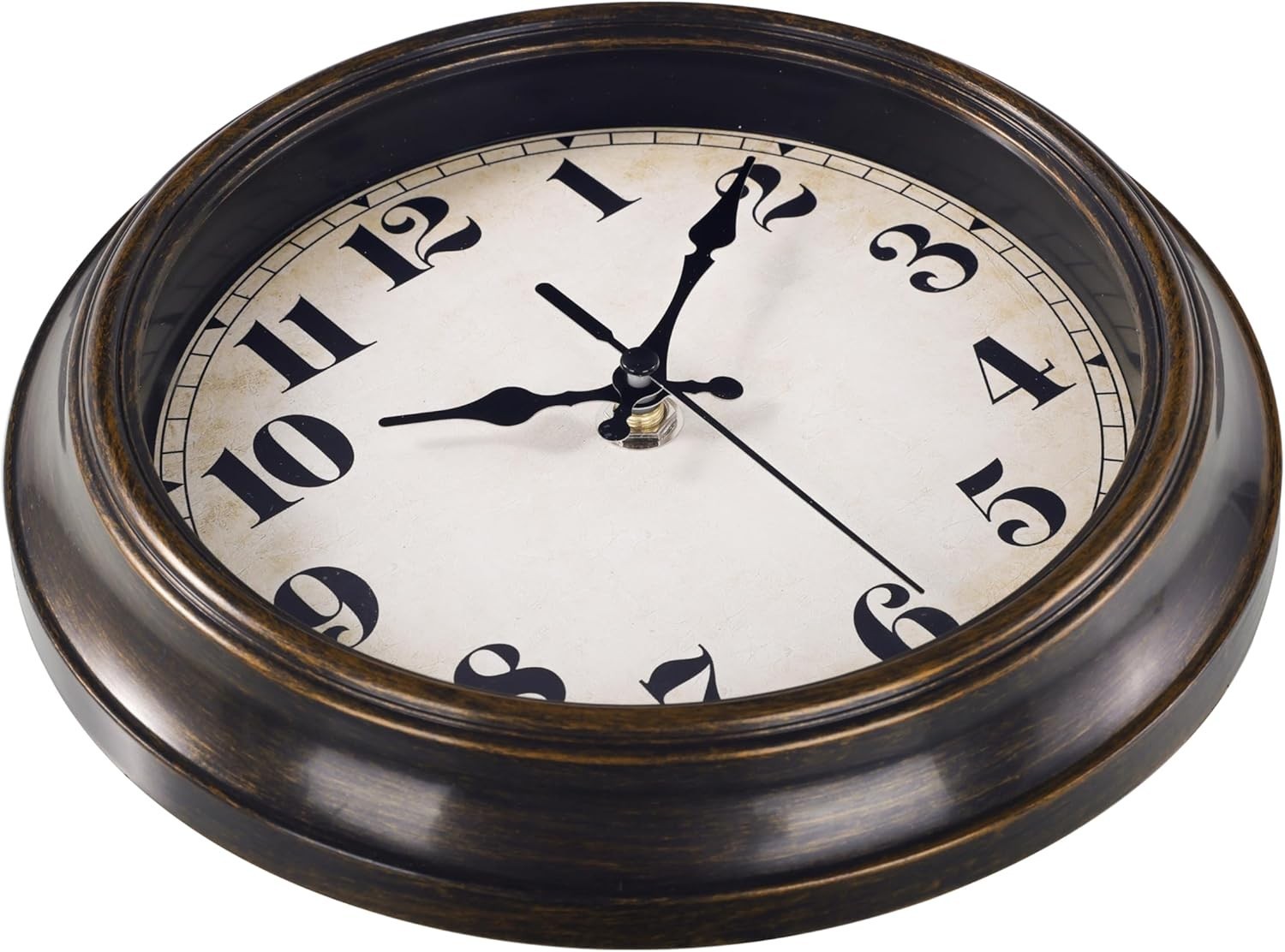 Wall Clock Battery Operated Silent Non-Ticking Vintage Wall Clock for LivingRoom