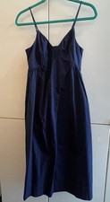 GAP Women’s  Sleeveless MIDI Dress Sundress  Blue Sz S/M