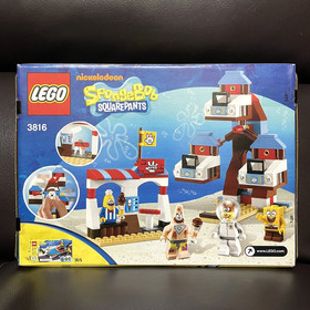 LEGO SpongeBob SquarePants 3816 Glove World - NEW Sealed - Box Wear