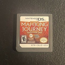 Mahjong Journey Quest for Tikal Nintendo DS Game Cartridge NTR-CQJE-USA Tested