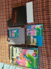 NES Nintendo - Lunar Pool (5 Screw / First Print Variant) CIB Complete / Tested