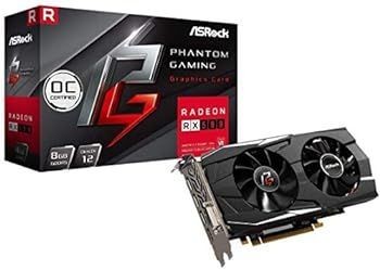 ASRock Radeon RX580 Phantom Gaming 8GB Graphics Card Used
