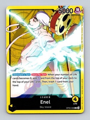 TCG One Piece Karte Enel (098) OP05-098 ENG Awakening of the New Era