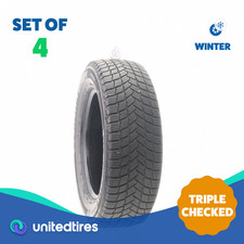 Set Of 4 Used 22565r17 Michelin X-ice Snow Suv 106t - 7.5-9.532