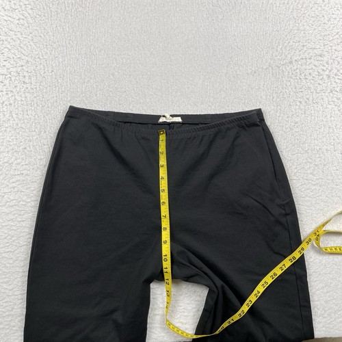 Eileen Fisher Pants Womens Large Petite Black Trousers Organic Cotton Career - 第 6/13 張圖片