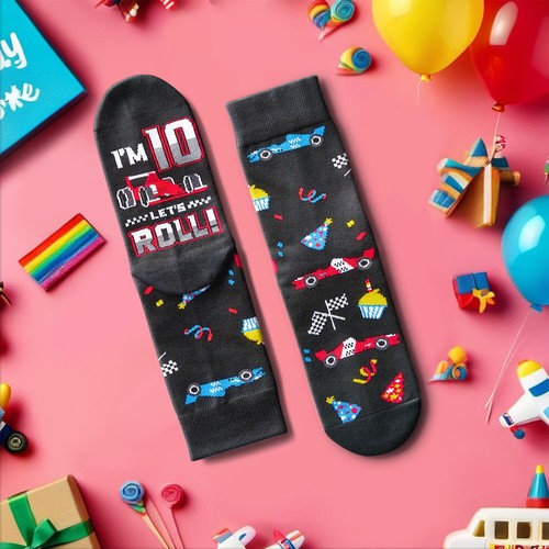 10 Year Old Birthday Gifts Socks Ideas - Ten Year Old Gifts in Birthday Greet... - Picture 6 of 6