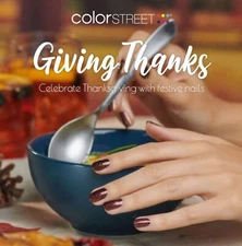 Color Street Nail Polish Strips ~ THANKSGIVING Holiday, FALL, Autumn ~ various