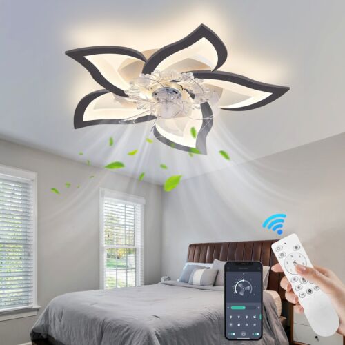 Low Profile Led Light Ceiling Fans With Lights And Remote Control